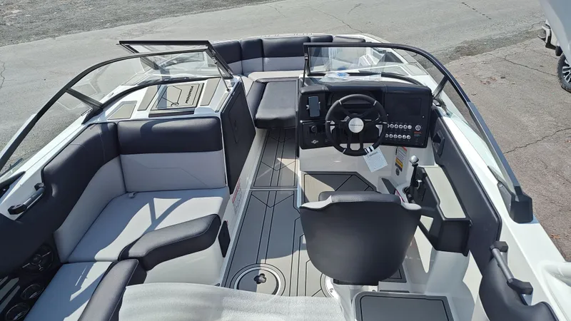 Slide: The Image of Interior of the 2026 Moomba Max boat with modern design. - 5