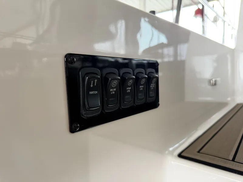 Slide: The Image of Switch panel on 2017 Regal 42 Grande Coupe yacht. - 15