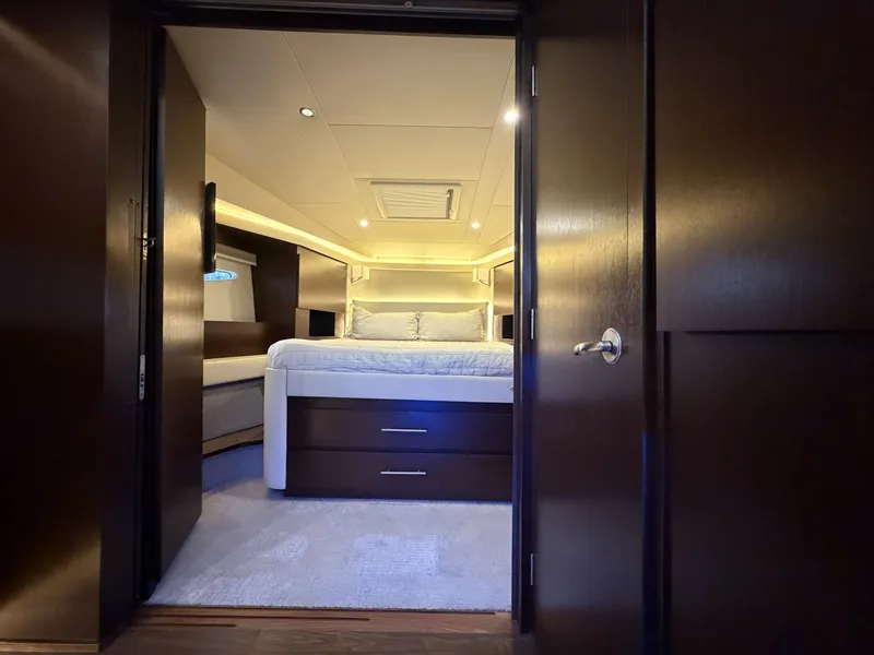 Slide: The Image of Luxurious bedroom in Regal 42 Grande Coupe 2017 yacht. - 35