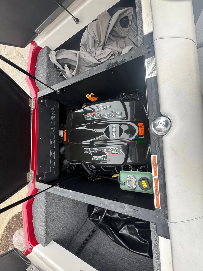 Slide: The Image of Engine compartment of a 2017 Moomba Mondo with Raptor 6.2L engine. - 21