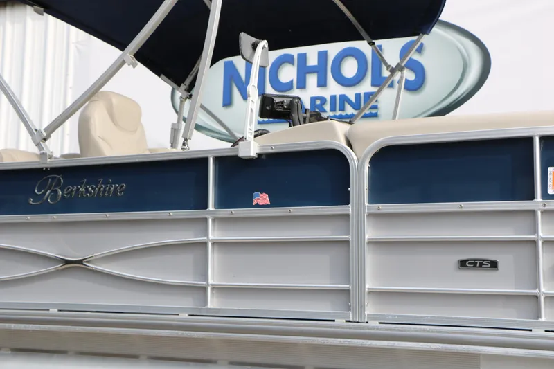 Slide: The Image of 2017 Berkshire 22 E CTS pontoon boat at Nichols Marine dealership. - 42