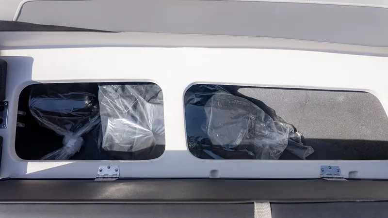 Slide: The Image of Storage compartment in Starcraft SV 18 OB boat, model 2026. - 17