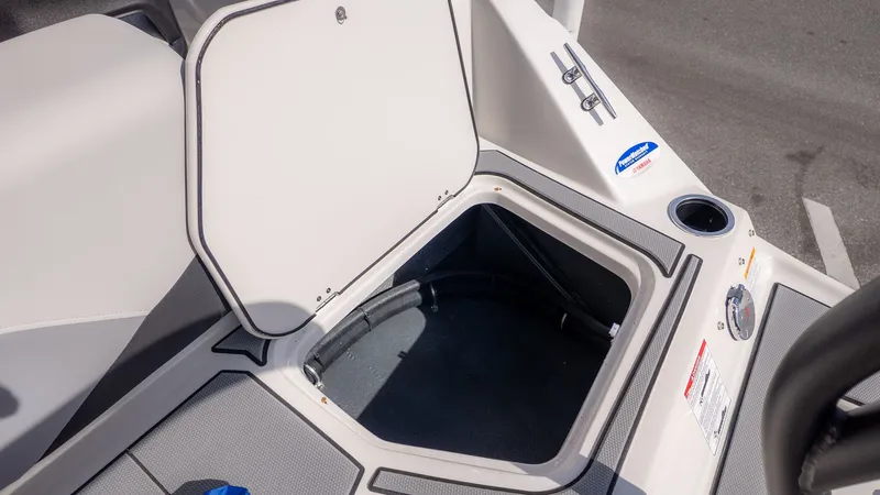 Slide: The Image of Storage compartment in Starcraft SV 18 OB boat, 2026 model. - 8