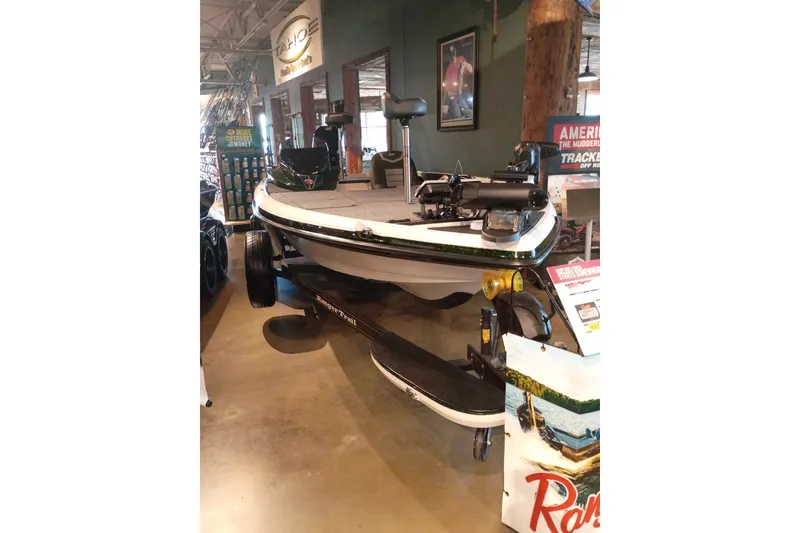 The Image of 2026 Ranger Z520 boat displayed indoors, featuring sleek design and advanced equipment. - 0