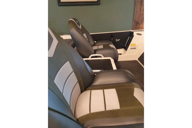 Slide: The Image of 2026 Ranger Z520 boat seats with sleek design and comfortable upholstery. - 2