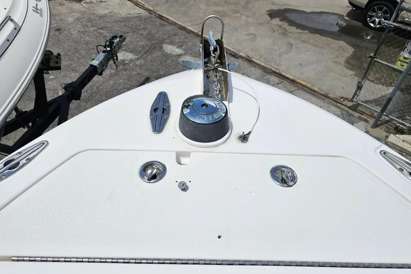 Slide: The Image of Open storage compartment on 2007 Wellcraft 30 Scarab Tournament boat. - 20