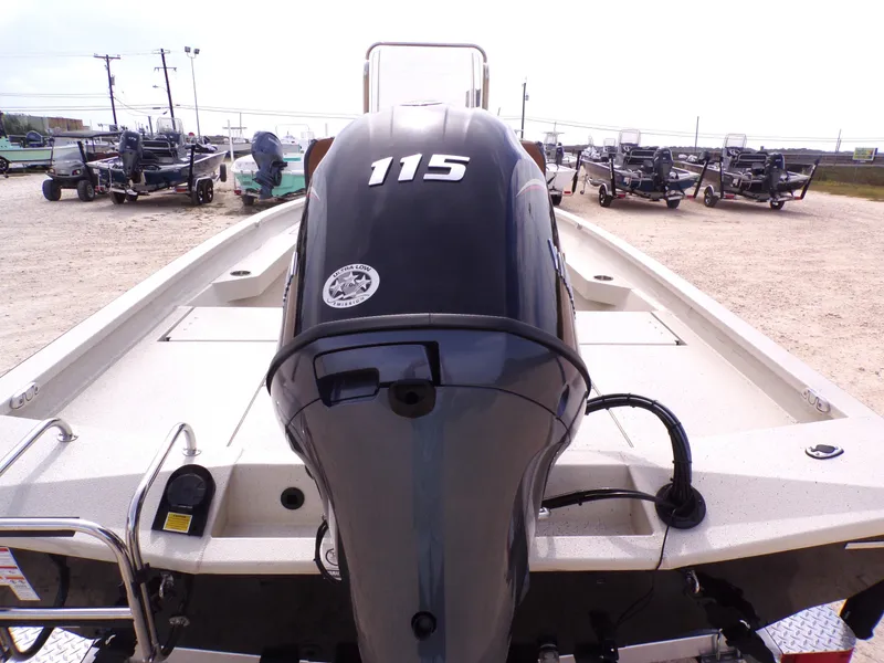Slide: The Image of 2026 Xpress H20BAY boat with 115 HP outboard motor. - 10