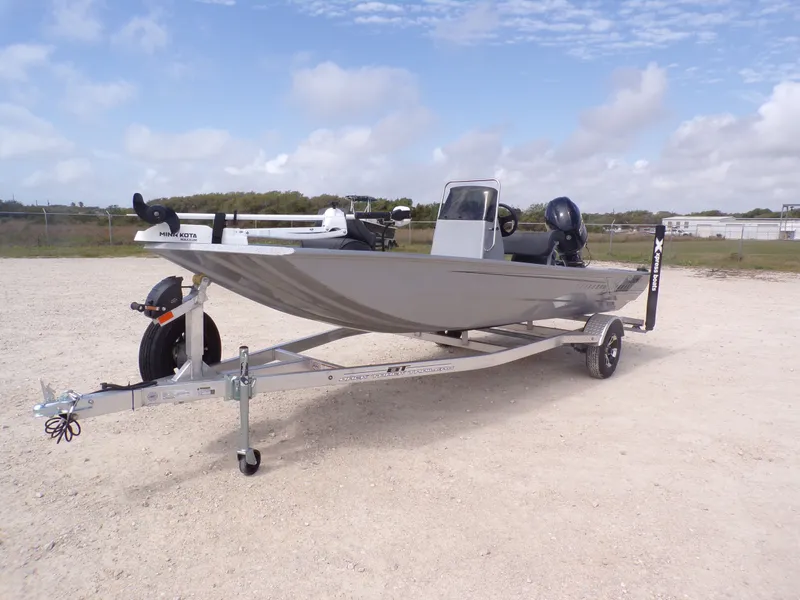 Slide: The Image of 2026 Xpress XP18CC boat on trailer, ready for adventure. - 3