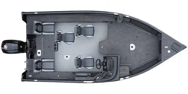 Slide: The Image of Lund 1775 Impact XS 2026, top view, interior layout. - 1