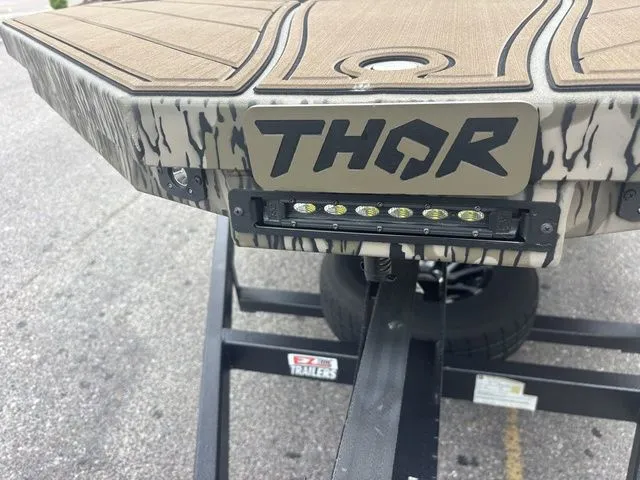 Slide: The Image of 2026 Thor Boats 1860 Lake Hammer Elite with LED lights. - 22