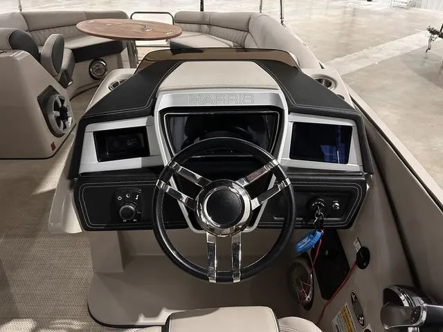 Slide: The Image of Interior view of 2017 Harris Crowne Series SL 250 boat. - 19