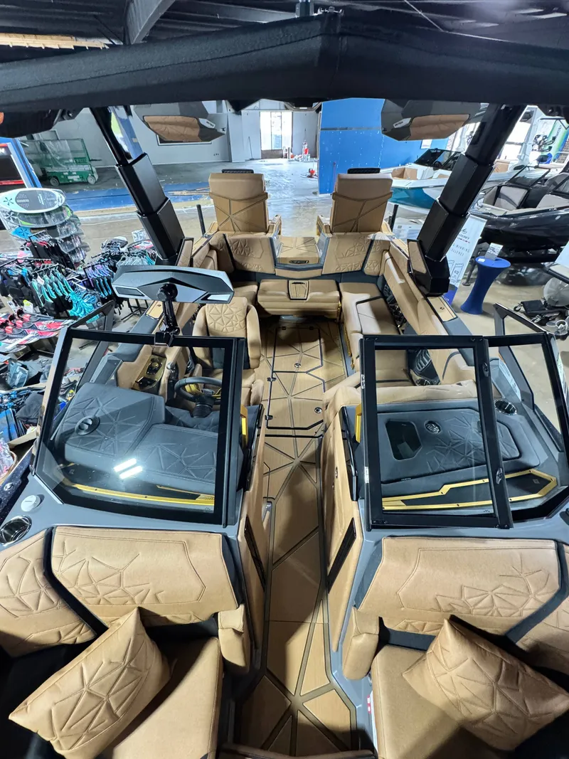 Slide: The Image of Interior of 2026 Nautique Super Air Nautique G23 Paragon boat. - 12