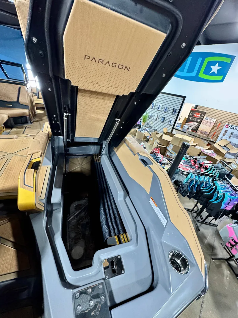 Slide: The Image of Interior of the 2026 Nautique Super Air Nautique G23 Paragon boat. - 14