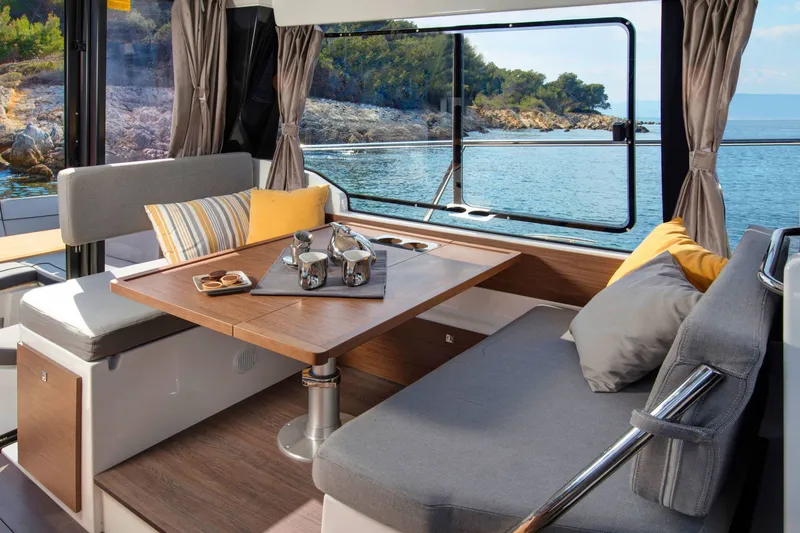 Slide: The Image of Interior of Jeanneau NC 1095 Fly 2026 with ocean view. - 8