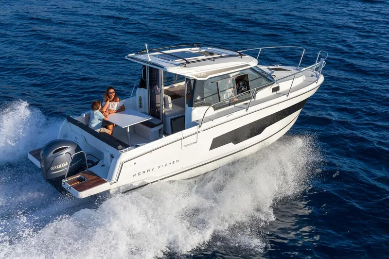 The Image of Jeanneau NC 795 Series 2, 2025, cruising on the sea with passengers. - 1