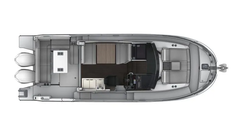 Slide: The Image of Top view of Jeanneau NC 895 S2 boat layout, year 2026. - 32