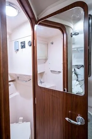 Slide: The Image of Interior of 2026 Grady-White Marlin 300 yacht. - 16