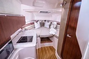 Slide: The Image of Interior of 2026 Grady-White Marlin 300 yacht. - 9