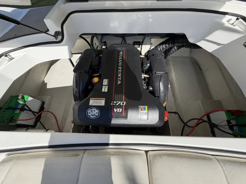 Slide: The Image of Volvo Penta V8 engine in a 2014 Cobalt 210 boat. - 17