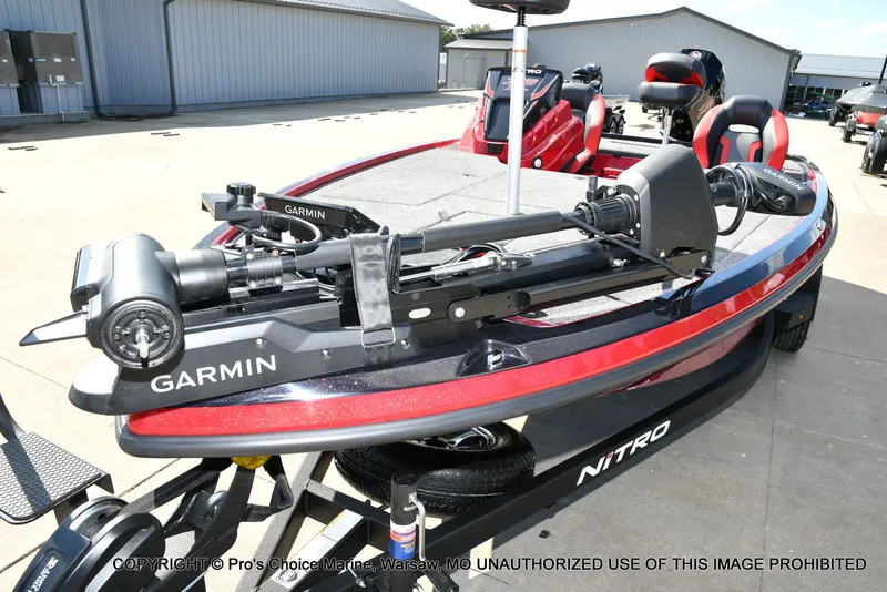 Slide: The Image of 2026 Nitro Z19 XL Pro boat with Garmin equipment. - 34