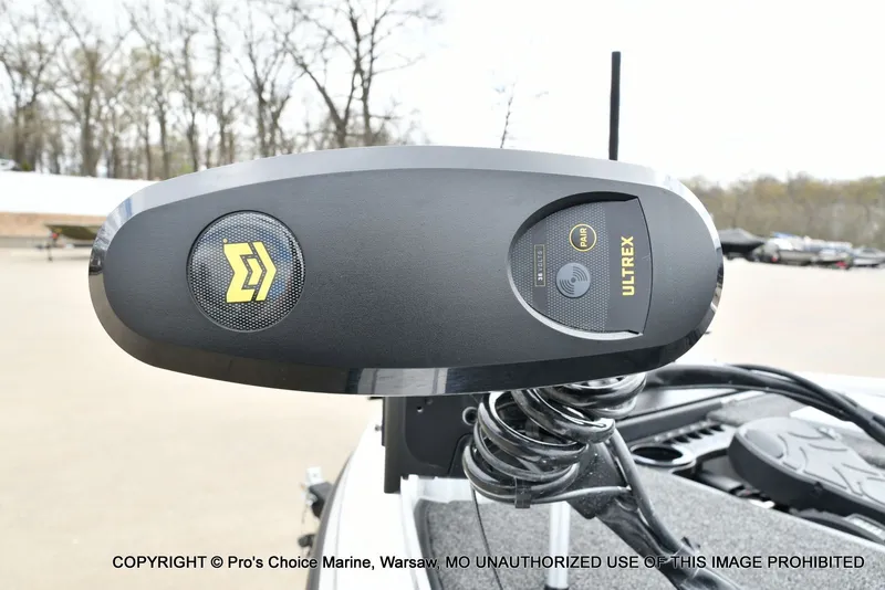 Slide: The Image of Close-up of Ultrex motor on a 2026 Nitro Z19 XL Pro. - 34