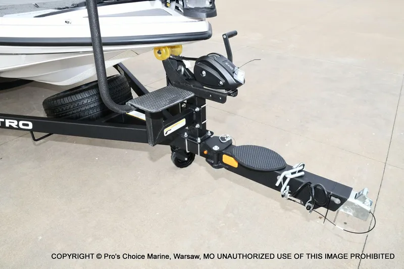 Slide: The Image of 2026 Nitro Z19 XL Pro boat trailer close-up view. - 39