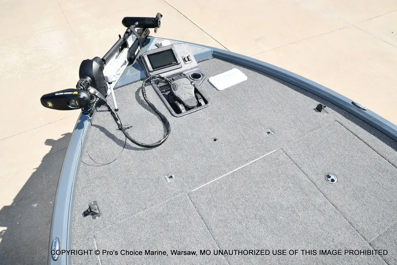 Slide: The Image of Ranger Alpha 208 Dual Console 2025 with control console and fishing gear. - 10