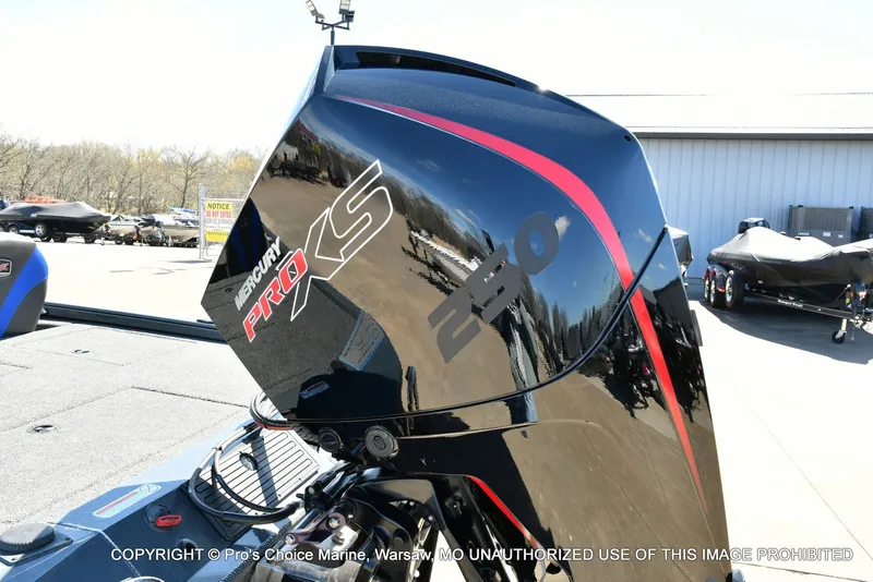 Slide: The Image of Mercury Pro XS 250 outboard motor on Ranger Alpha 208 boat. - 25