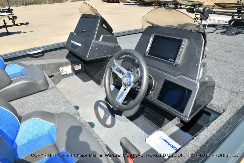 Slide: The Image of Interior view of Ranger Alpha 208 Dual Console boat, year 2025. - 39