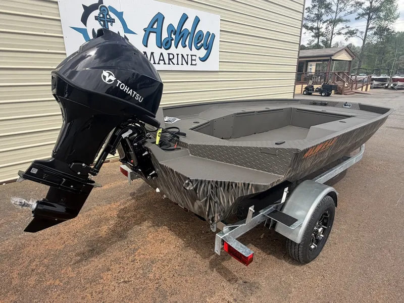 Slide: The Image of 2026 Alweld 756 INVADER boat with Tohatsu motor at Ashley Marine. - 5