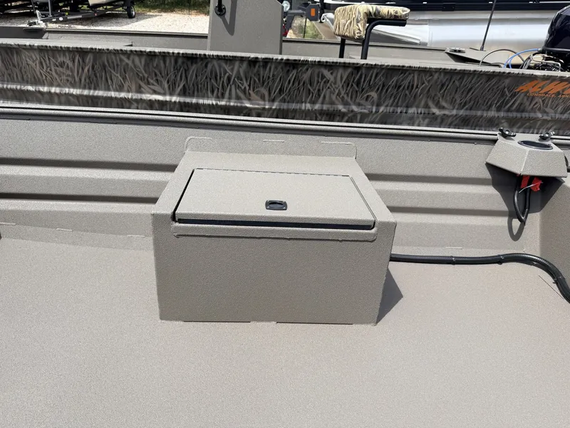 Slide: The Image of Alweld 1648 MARSH TILLER-40 boat interior, 2026 model. - 4