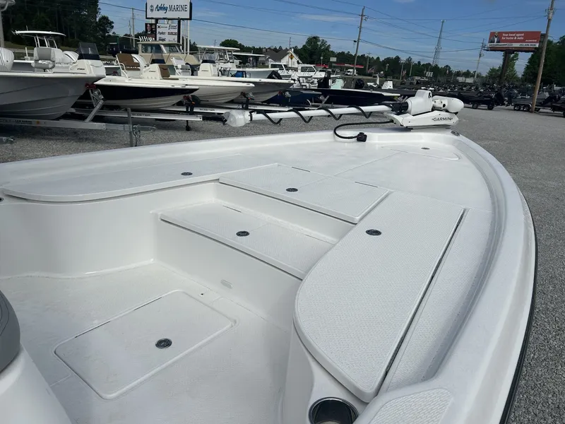 Slide: The Image of 2026 Blazer Purebay boat at a marina. - 3