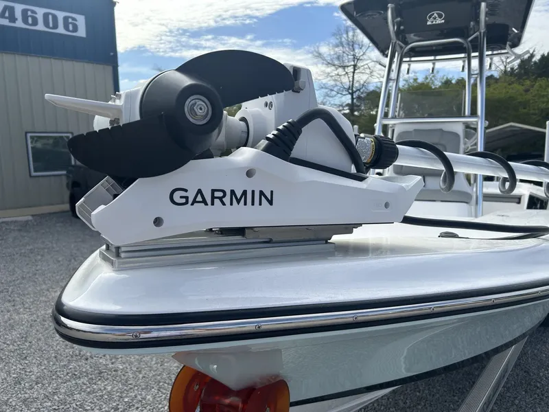 Slide: The Image of Garmin device mounted on Blazer Purebay 2026 boat. - 6