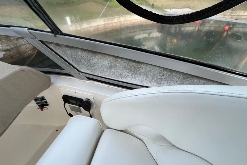 Slide: The Image of Only (1) severely crazed wind deflector panel - 29