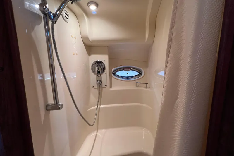 Slide: The Image of Separate Shower Stall with Molded-In Seat (down & to starboard) - 44