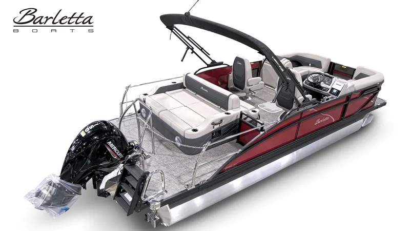 Slide: The Image of 2026 Barletta Cabrio22UC pontoon boat with luxurious design. - 4