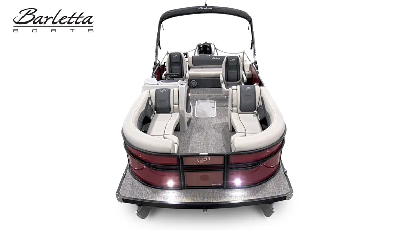 Slide: The Image of 2026 Barletta Cabrio22UC pontoon boat with luxurious interior. - 6