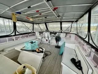 Slide: The Image of Interior of a 1996 President 545 yacht with modern amenities. - 15