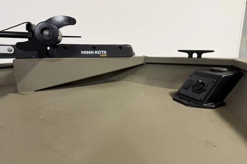 Slide: The Image of 2026 SeaArk 1648 MV Special boat with Minn Kota Edge trolling motor. - 10