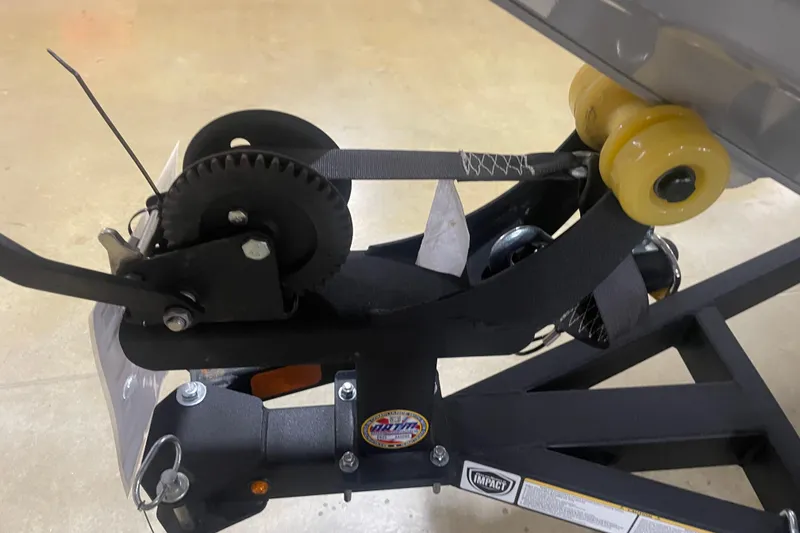 Slide: The Image of Trailer winch system of 2026 Tracker Pro Team 175 Crappie Edition boat. - 18