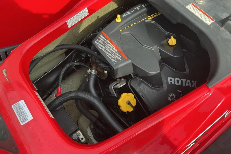Slide: The Image of Engine compartment of a 2007 Sea-Doo RXT 215 with Rotax 4-TEC engine. - 7