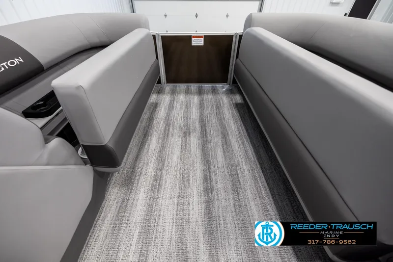 Slide: The Image of Interior of the 2025 Bennington 21 SL pontoon boat. - 19