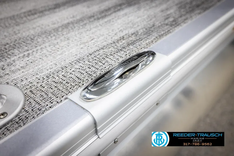 Slide: The Image of Close-up of 2025 Bennington 21 SL boat details. - 54