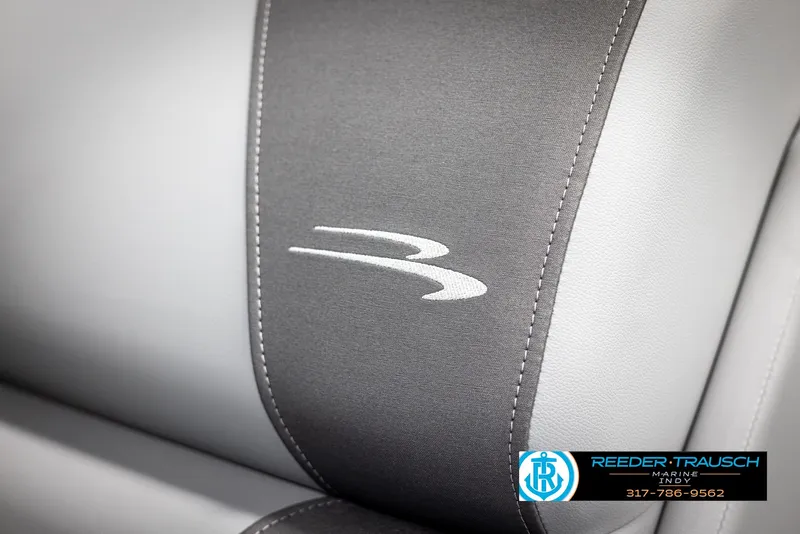 Slide: The Image of Close-up of a Bennington 21 SSR 2025 boat seat. - 35