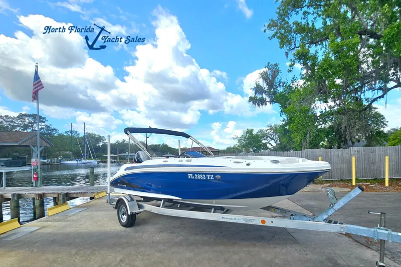 The Image of 2023 Hurricane SunDeck Sport 188 OB boat on trailer at North Florida Yacht Sales. - 0
