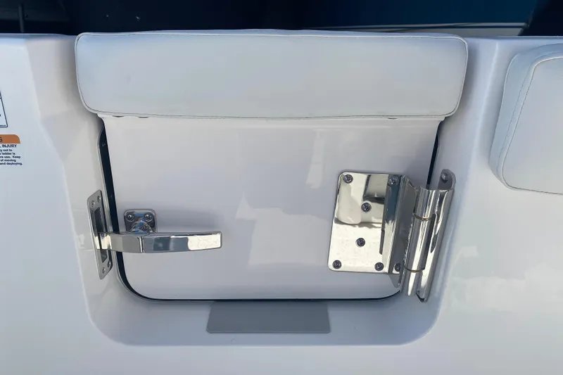 Slide: The Image of Hinged compartment door on 2026 Sea Fox 268 Commander boat. - 24