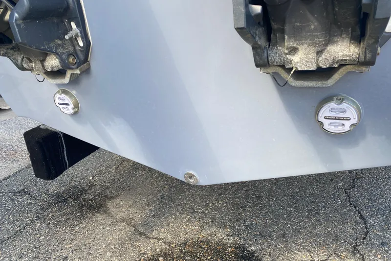 Slide: The Image of 2026 Sea Fox 268 Commander boat hull with marine hardware details. - 25