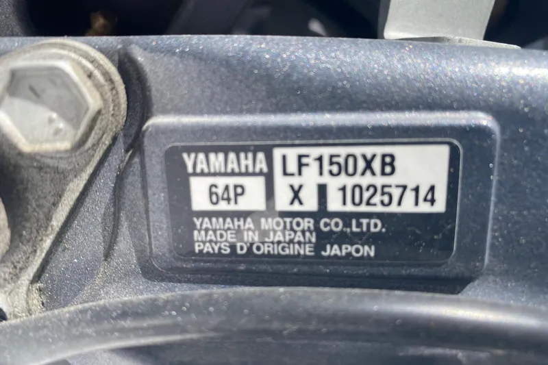 Slide: The Image of Yamaha LF150XB engine label on 2026 Sea Fox 268 Commander boat. - 28