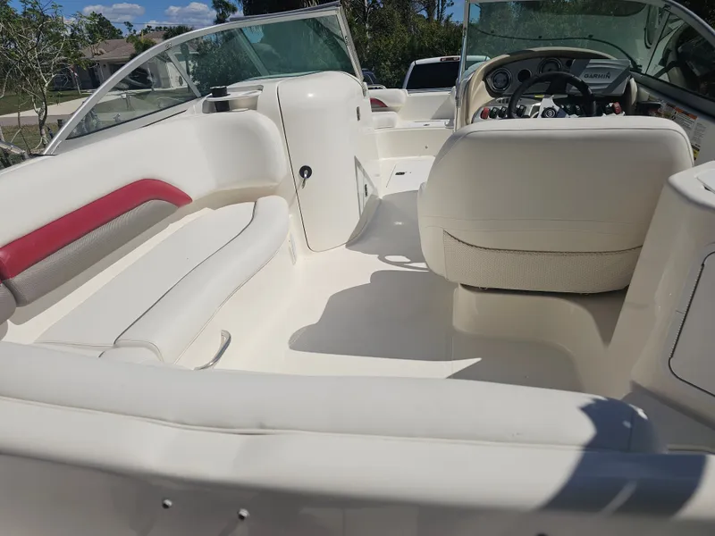 Slide: The Image of Interior of a 2012 Godfrey Hurricane 217 Sundeck boat. - 13