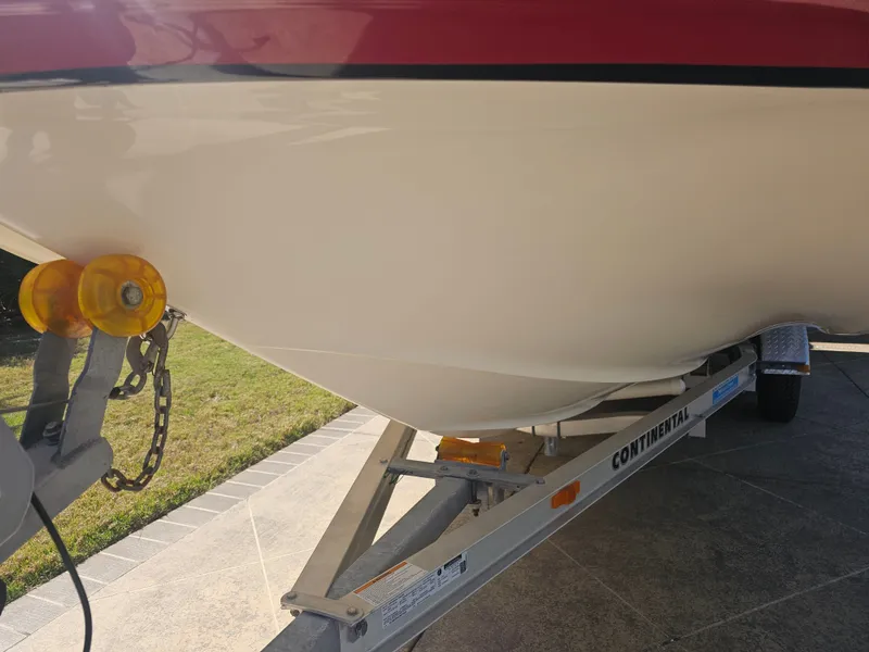 Slide: The Image of 2012 Godfrey Hurricane 217 Sundeck on Continental trailer. - 23